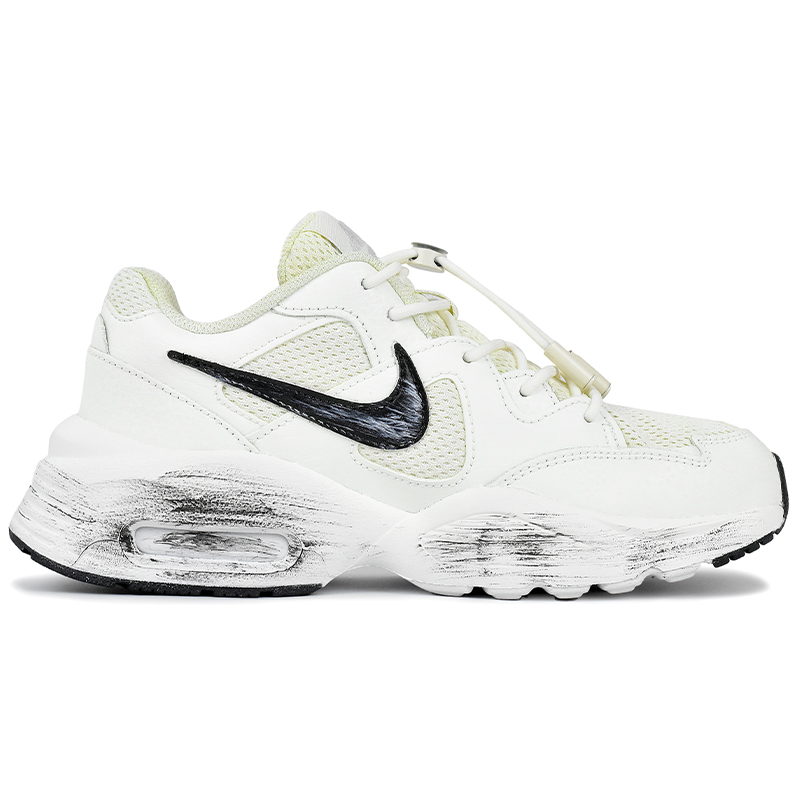 Nike Air Max Fusion Wear resistant And Lightweight Low top Running Shoes Men's Black White купить в интернет-магазине Yoocart с быстрой доставкой по России.