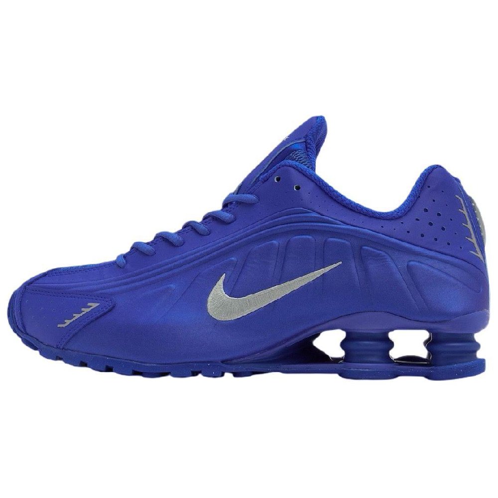 Nike Shox R4 Racer Blue Metallic Silver Women's
