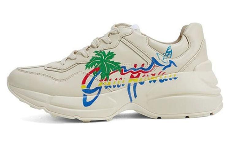 GUCCI Hawaii Rhyton Beige Multi Women's