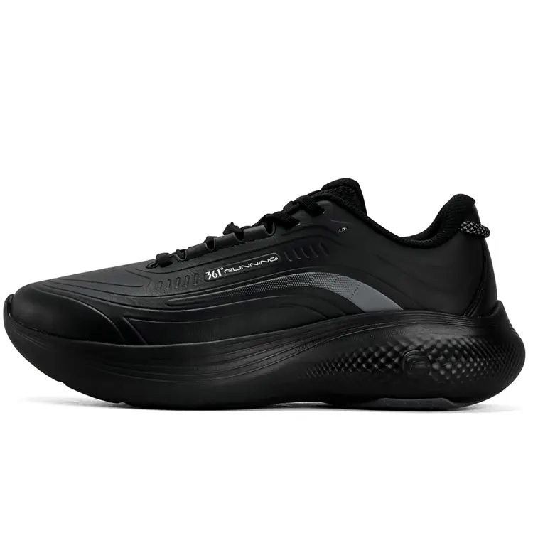 361° Cushioning, Wear Resistant Low top Casual Running Shoes Men's Obsidian Black
