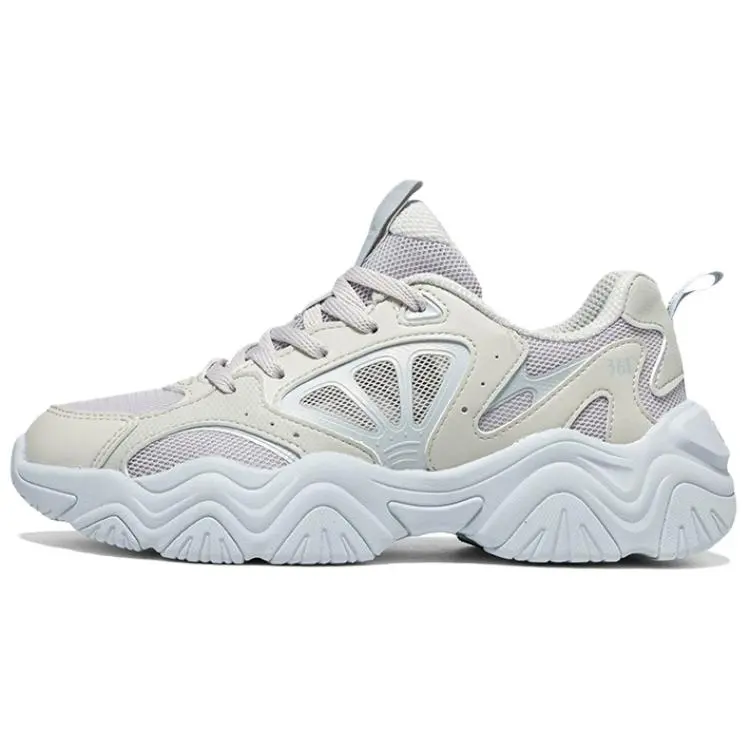 361° Abrasion Resistant Quick Dry Low Top Casual Shoes Women's Blue Beige
