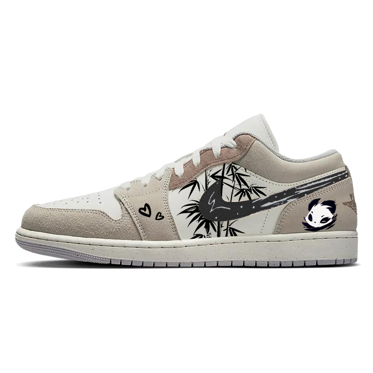 Jordan Air Jordan 1 Vintage Basketball Shoes Unisex Low top White/Brown купить в интернет-магазине Yoocart с быстрой доставкой по России.