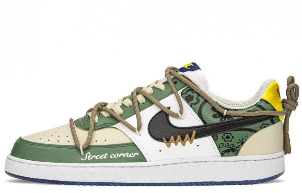 Nike Court Vision 1 Low-Top Skateboard Shoes Men's Green