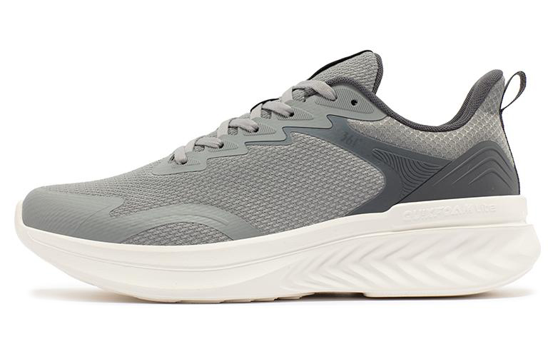 361° Cushioning, Breathable, Lightweight Low Top Running Shoes Men's Gray White