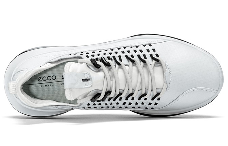 Ecco Fit For Action 360 Collection Cushioning Anti-Slip And Wear-Resistant Low-Top Casual Shoes Men's White