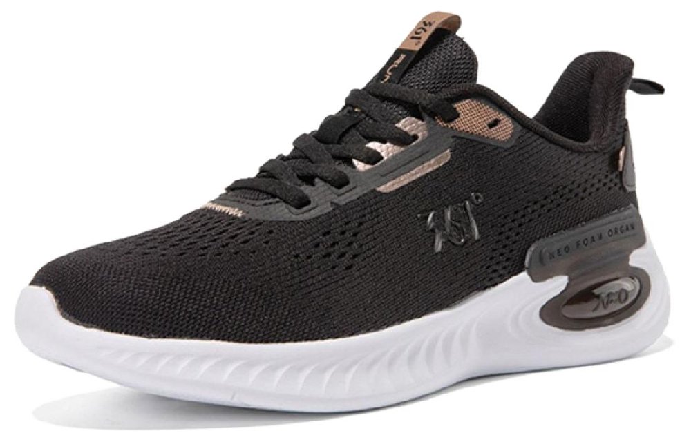 361° Anti-Slip Wear-Resistant Low-Top Running Shoes Women's Black White