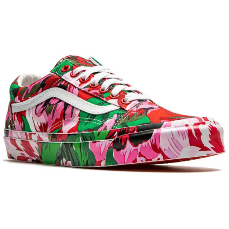 Vans Old Skool Kenzo Floral Red White