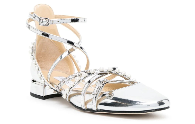 Jimmy Choo Celestia Women's Casual Shoes 2.5cm Women's Silver