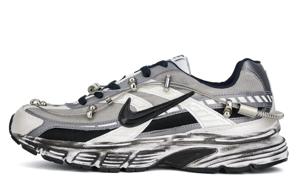 Nike Initiator Cushioning Low top Running Shoes Men's Black Gray