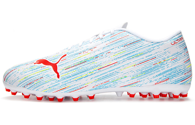 PUMA Ultra 4.2 MG Soccer Shoes Men Low-Top White/Red/Blue