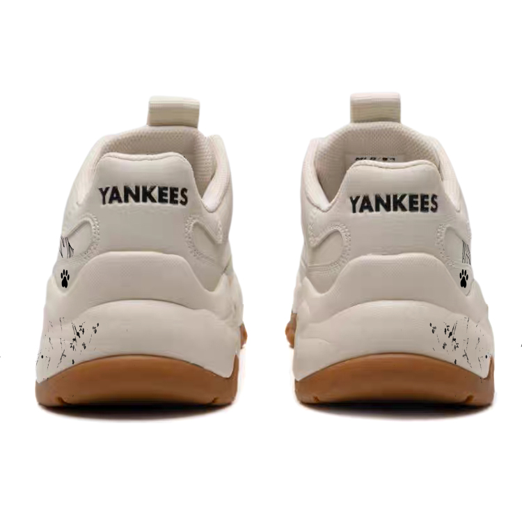 MLB Big Ball Chunky Sneakers Unisex Low Top White/Brown