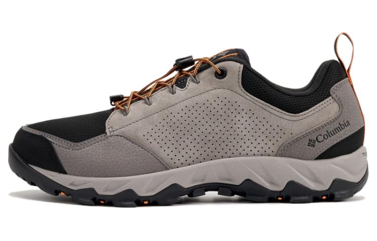 Columbia Cushioning Wear-Resistant Low-Top Hiking Shoes Men's Gray Black