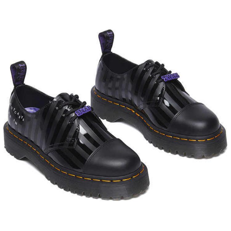 Wednesday x Dr.Martens 1461 Be Low-Top Casual Shoes Unisex Black купить в интернет-магазине Yoocart с быстрой доставкой по России.