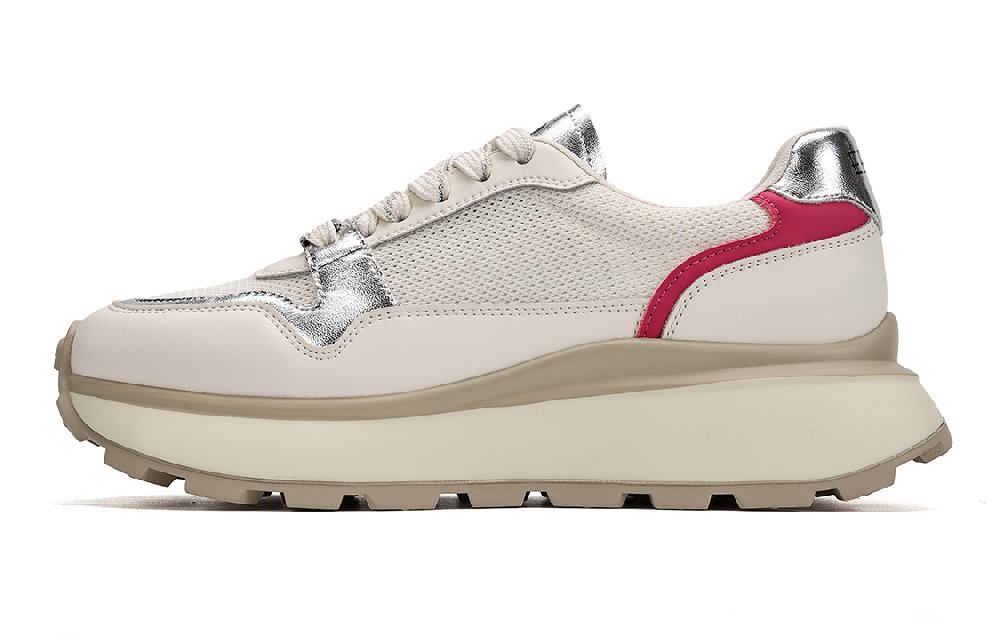 EBLAN Low Top Casual Shoes Women's Silver