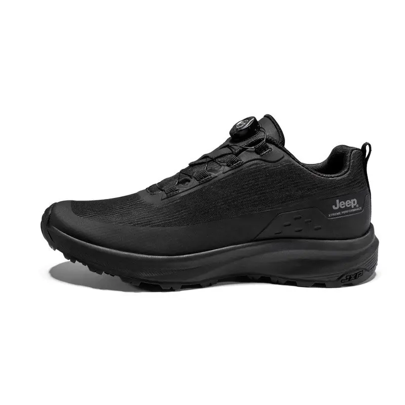 Jeep Low Top Outdoor Shoes Men's Black