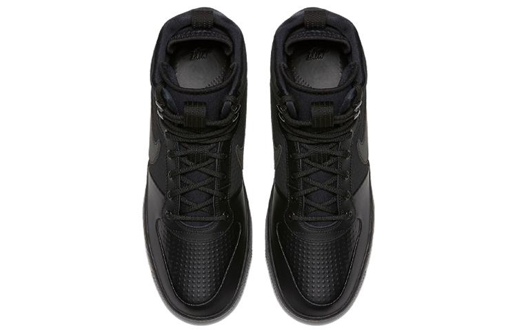 Nike Court Borough Mid Winter Triple Black купить в интернет-магазине Yoocart с быстрой доставкой по России.