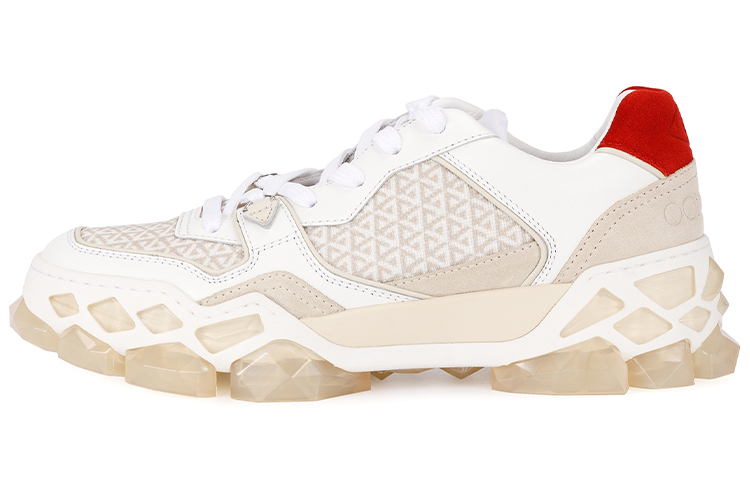 Jimmy Choo Diamond X Trainer/F Low Top Casual Shoes Women's White
