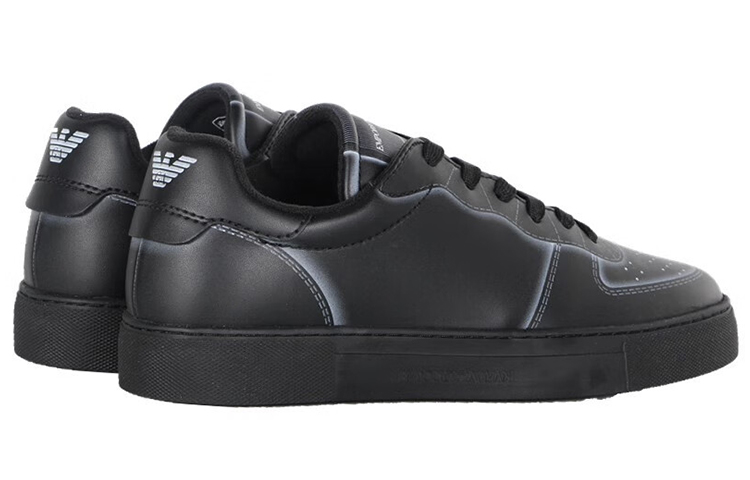 EMPORIO ARMANI Low-Top Skateboard Shoes Men's Black купить в интернет-магазине Yoocart с быстрой доставкой по России.