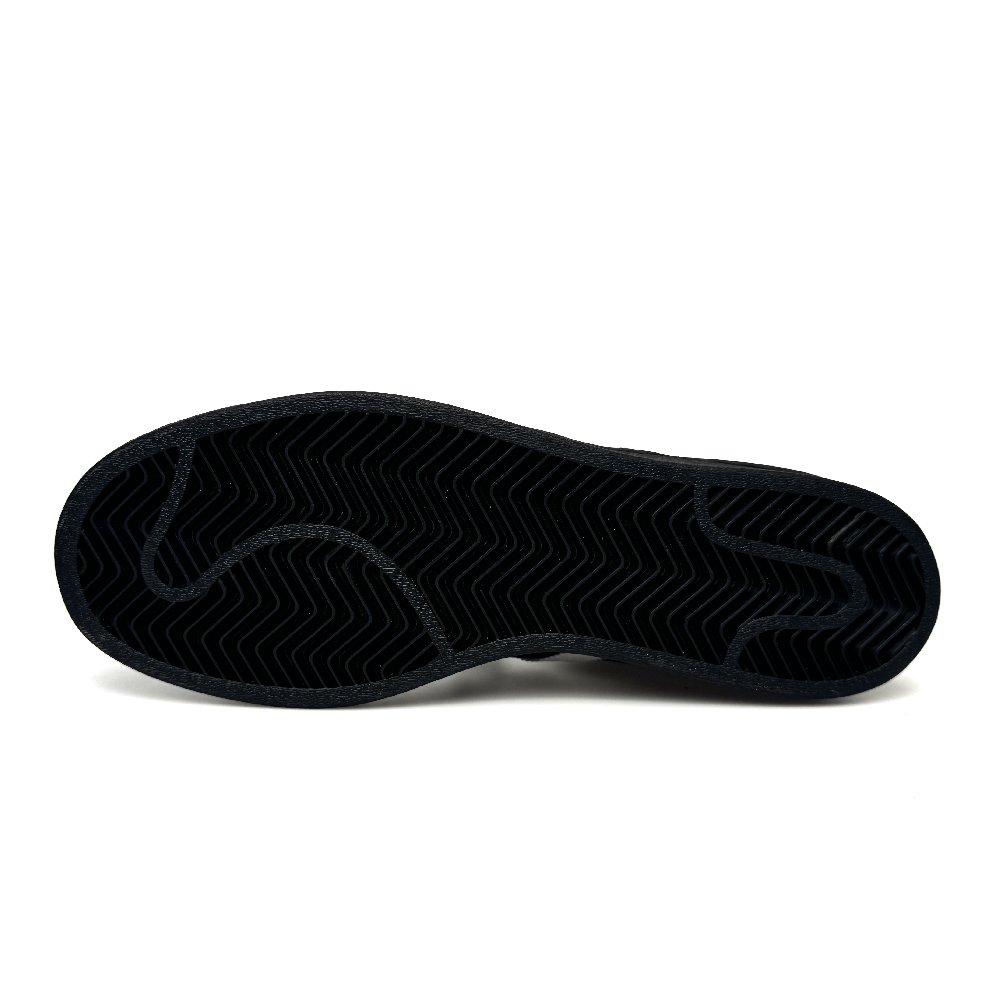 Adidas Originals SUPERSTAR Anti Slip Wear Resistant Low Top Skateboard Shoes Unisex Black Silver