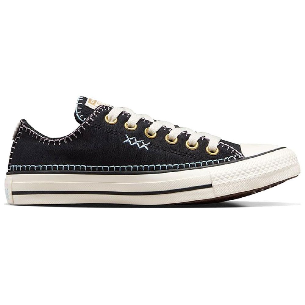 Converse Chuck Taylor All Star Anti Slip Wear Resistant Low Top Canvas Shoes Women's Black White