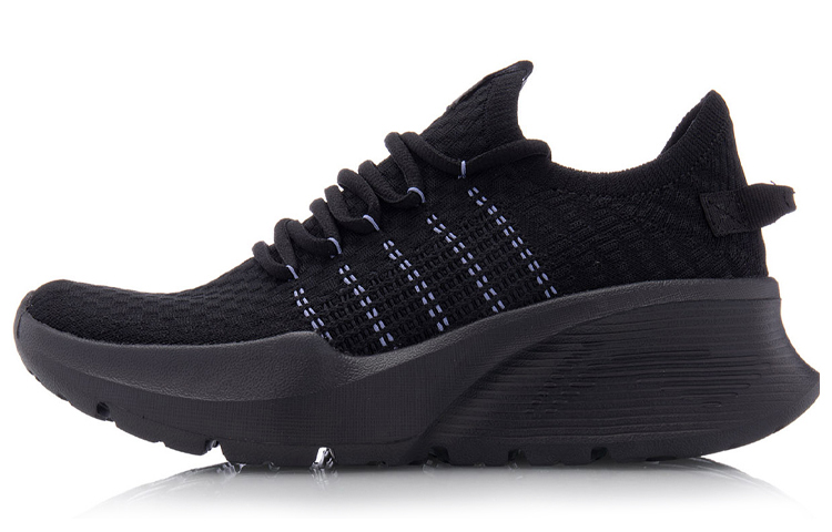 LiNing Cushioning, Lightweight, Breathable Low Top Running Shoes Women's Standard Black