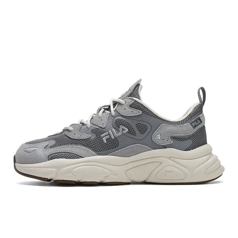 FILA Mars 1 Abrasion Resistant, Breathable, Lightweight Low Top Casual Shoes Men's Gray