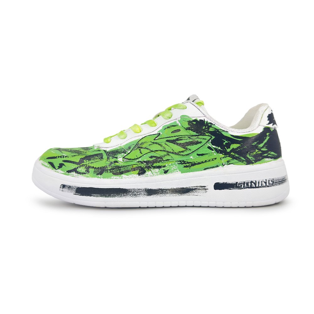 LiNing Pontoon Boats Abrasion Resistant Breathable Slip Resistant Low top Skateboard Shoes Men's Green