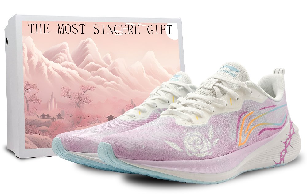 LiNing WuShi Lite Low-Top Running Shoes Men's Pink