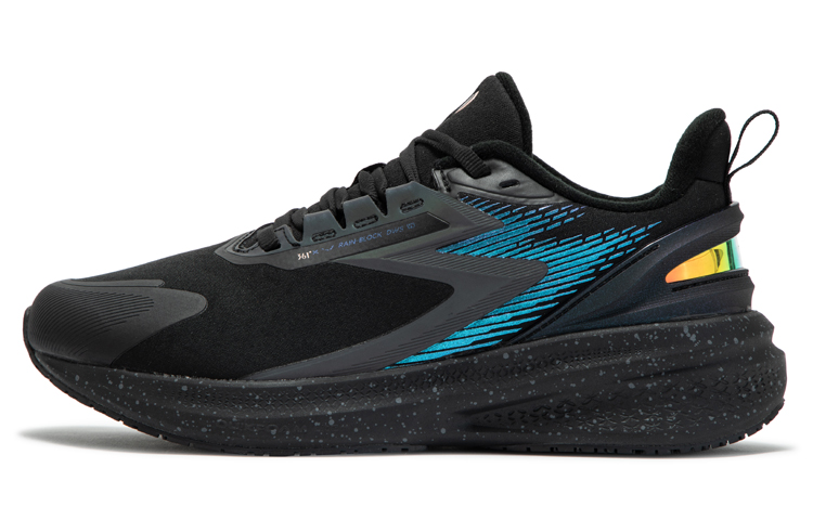 361° Rainy Day 7.0 Running Shoes Women's Low-Top Obsidian Black/Rose Gold