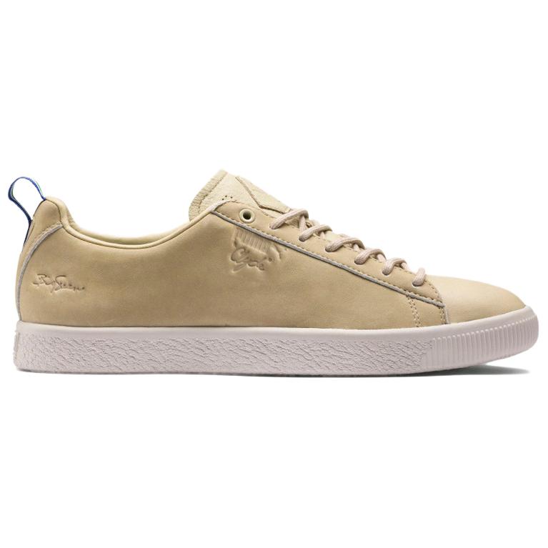 Big Sean Clyde x PUMA Clyde Abrasion Resistant Low top Skateboard Shoes Men's Khaki