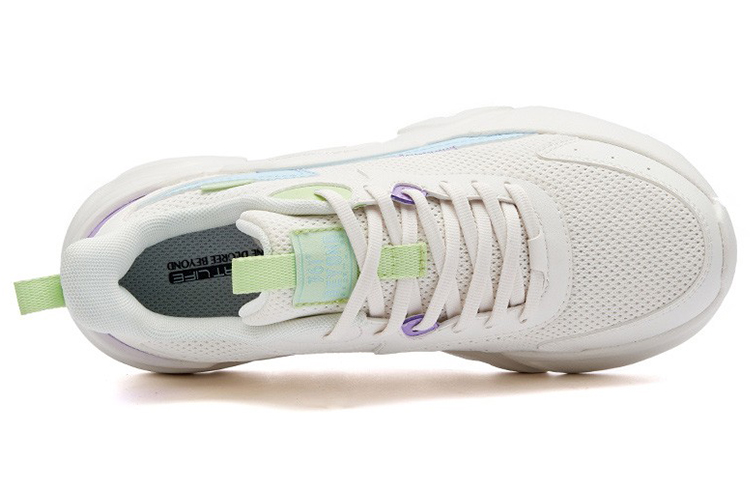361° Anti-Slip And Wear-Resistant Breathable Low-Top Casual Shoes Women's White Purple купить в интернет-магазине Yoocart с быстрой доставкой по России.