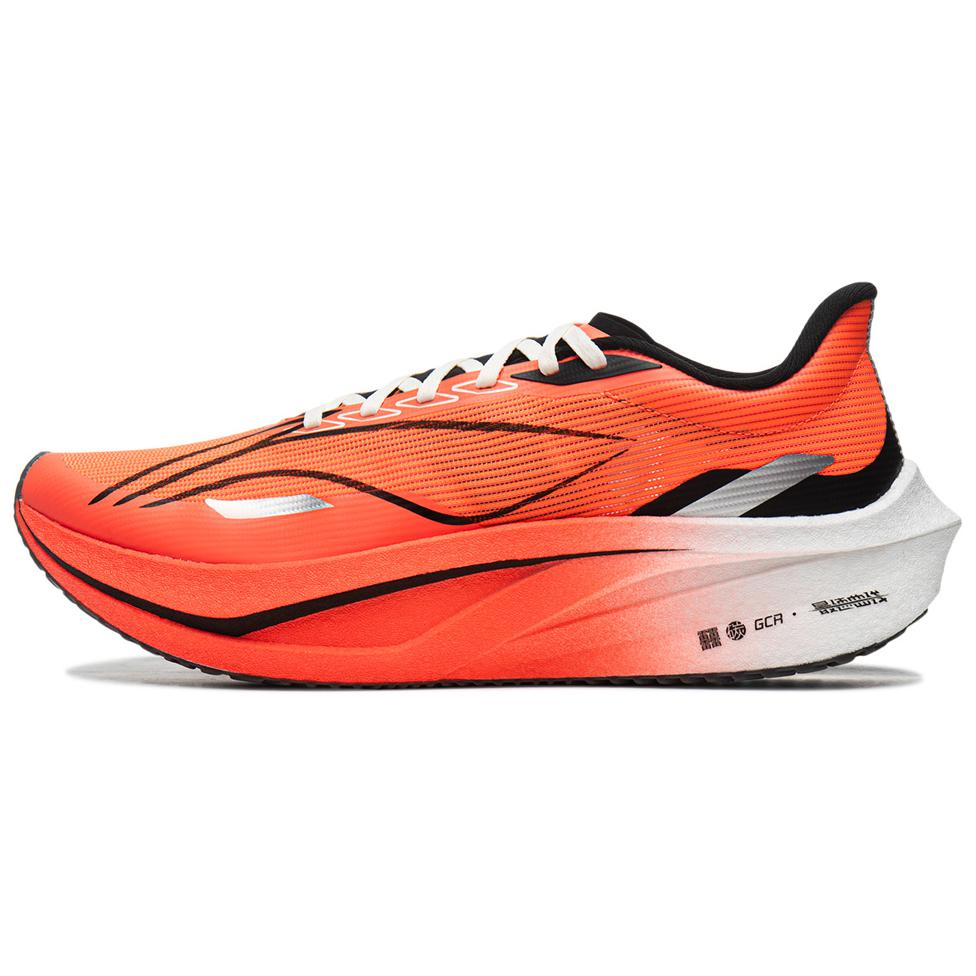 LINING Feidian 4 Challenger Running Shoes Men Low Top Neon Fruit Red/Fluorescent Bright Orange