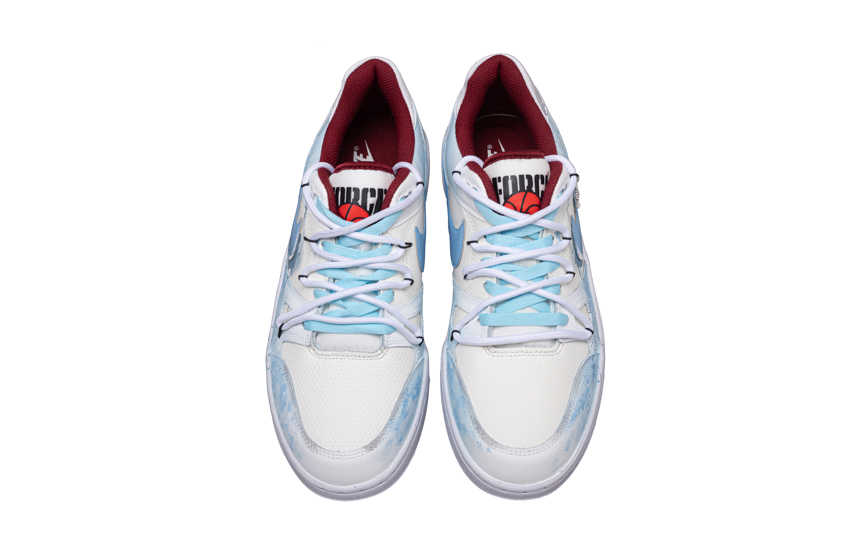 Nike Full Force Tide Star Rudders Abrasion Resistant Low Top Skateboard Shoes Men's White Blue купить в интернет-магазине Yoocart с быстрой доставкой по России.