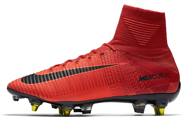 Nike Mercurial Superfly 5 Soccer Shoes Men's Mid top Red/Black