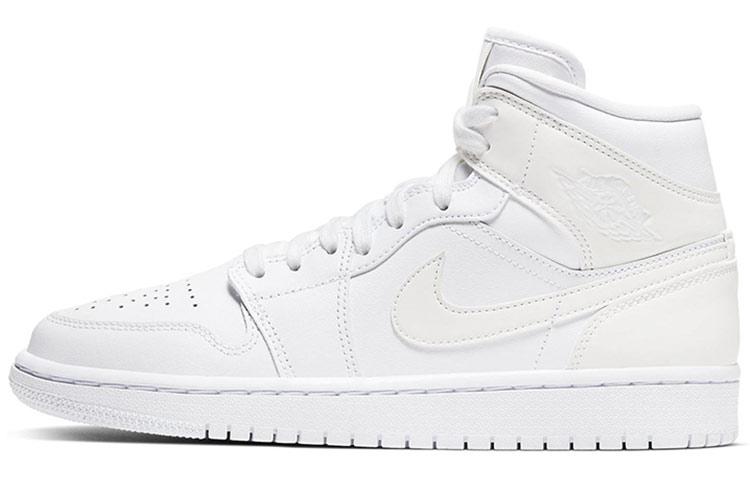 JORDAN 1 Mid Ivory White Women's