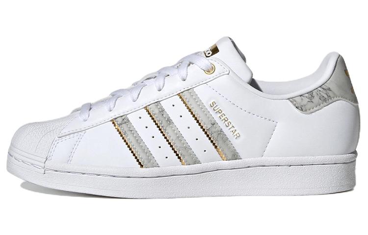 Adidas Superstar 'White Gold Metallic' Women's