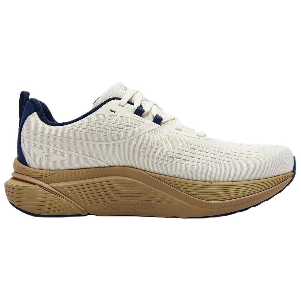 Saucony Tempus TanTu 3 Waterproof Support Rebound Running Shoes Unisex Beige Brown