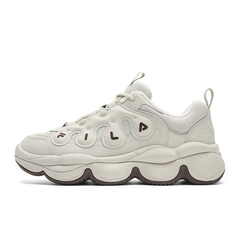 FILA PEASE WE Abrasion Resistant Thermal Low top Casual Shoes Men's White Gray