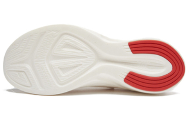 361° QU!KFOAM Low Top Running Shoes Men's White Red