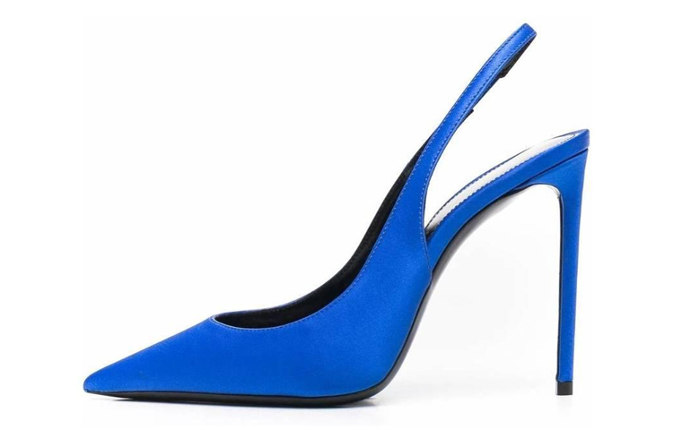 SAINT LAURENT Zoe High Heels Women's Blue