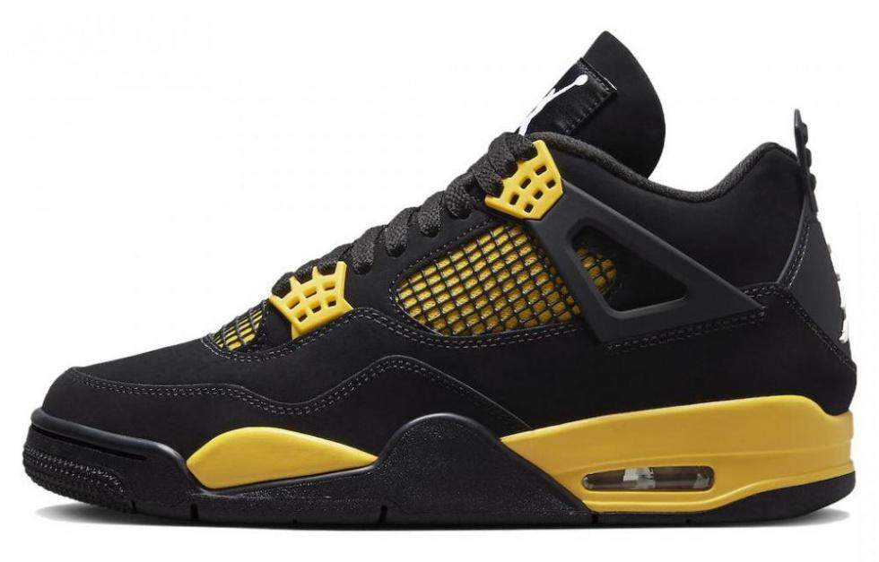 Jordan Air JORDAN 4 Винтажные баскетбольные кроссовки MID Top Unisex