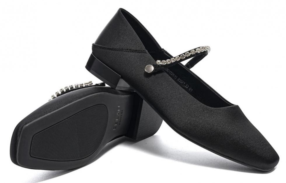 EBLAN Slim Heel Mary Jane Shoes Women's Black купить в интернет-магазине Yoocart с быстрой доставкой по России.