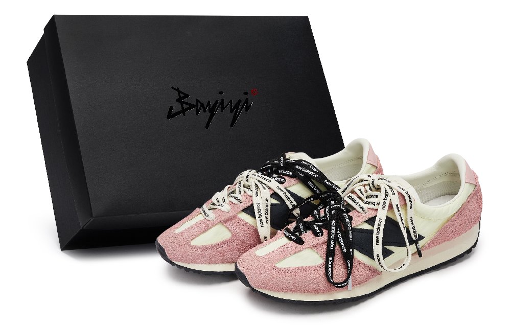 New Balance NB 471 Peach Milkshake Anti Slip Wear Resistant Low Top Casual Shoes Unisex Black Pink Beige Yellow