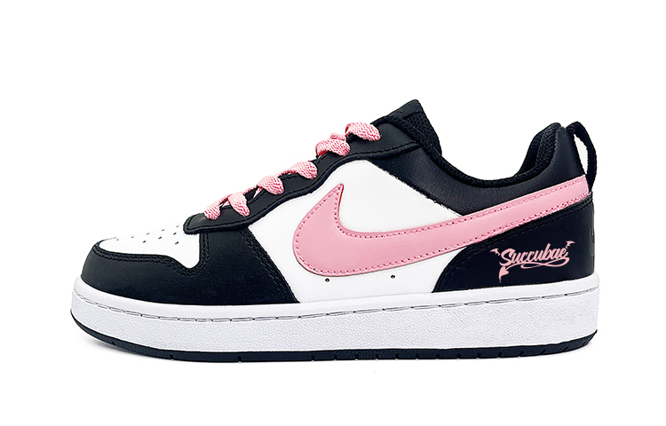 Nike Court Borough Skateboard Shoes Women's Low Top Pink