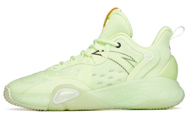 Anta Bubble Bomb Cushioning Anti-Slip Wear-Resistant Breathability Low-Top Basketball Shoes Men's Green