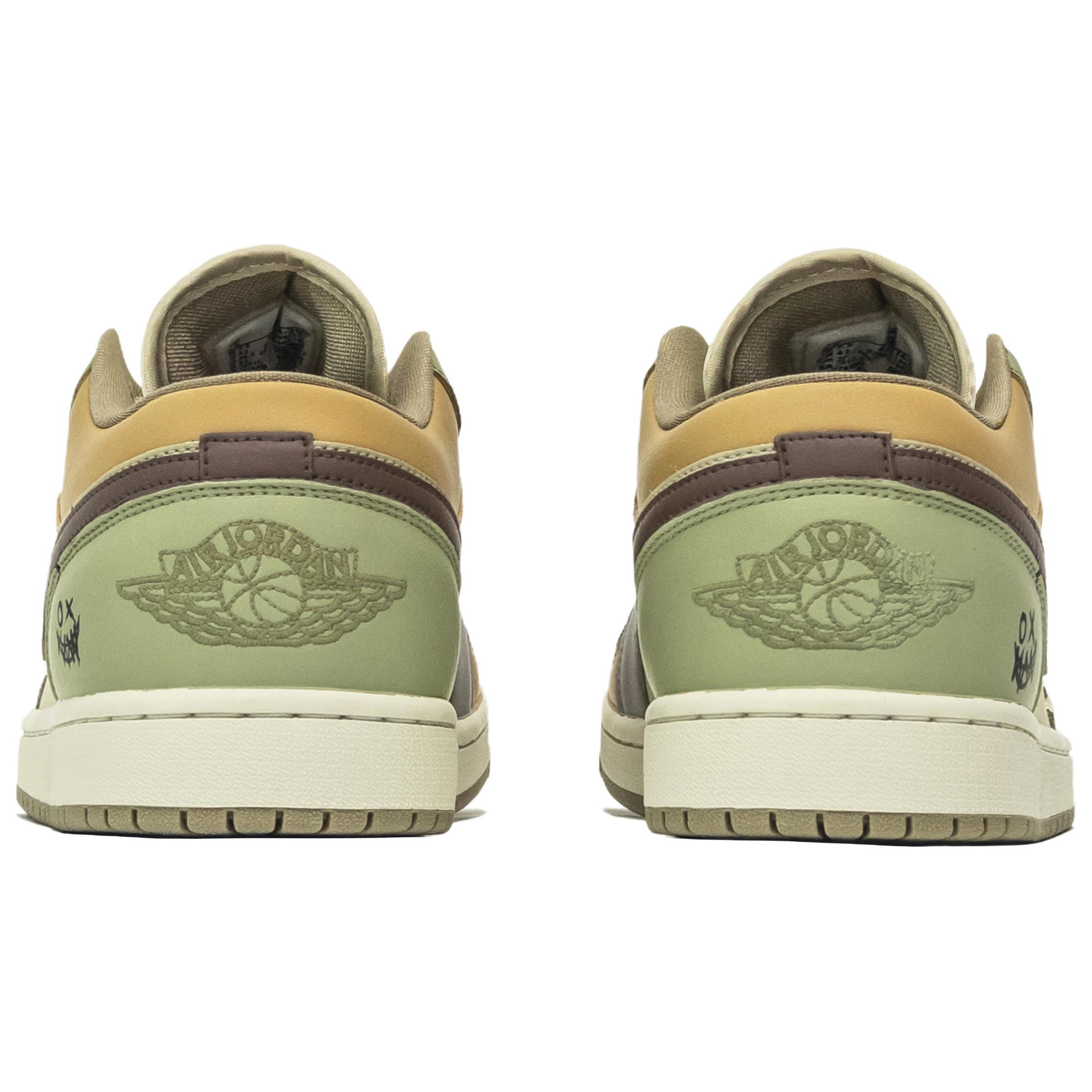 Jordan Air Jordan 1 Rhapsody, Magic Doll Abrasion Resistant Low top Vintage Basketball Shoes Unisex Brown купить в интернет-магазине Yoocart с быстрой доставкой по России.