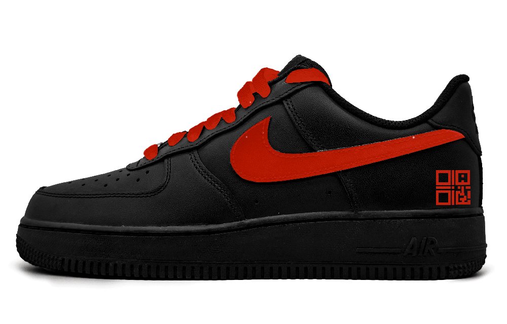 Nike Air Force 1 Low-Top Skateboard Shoes Unisex Red