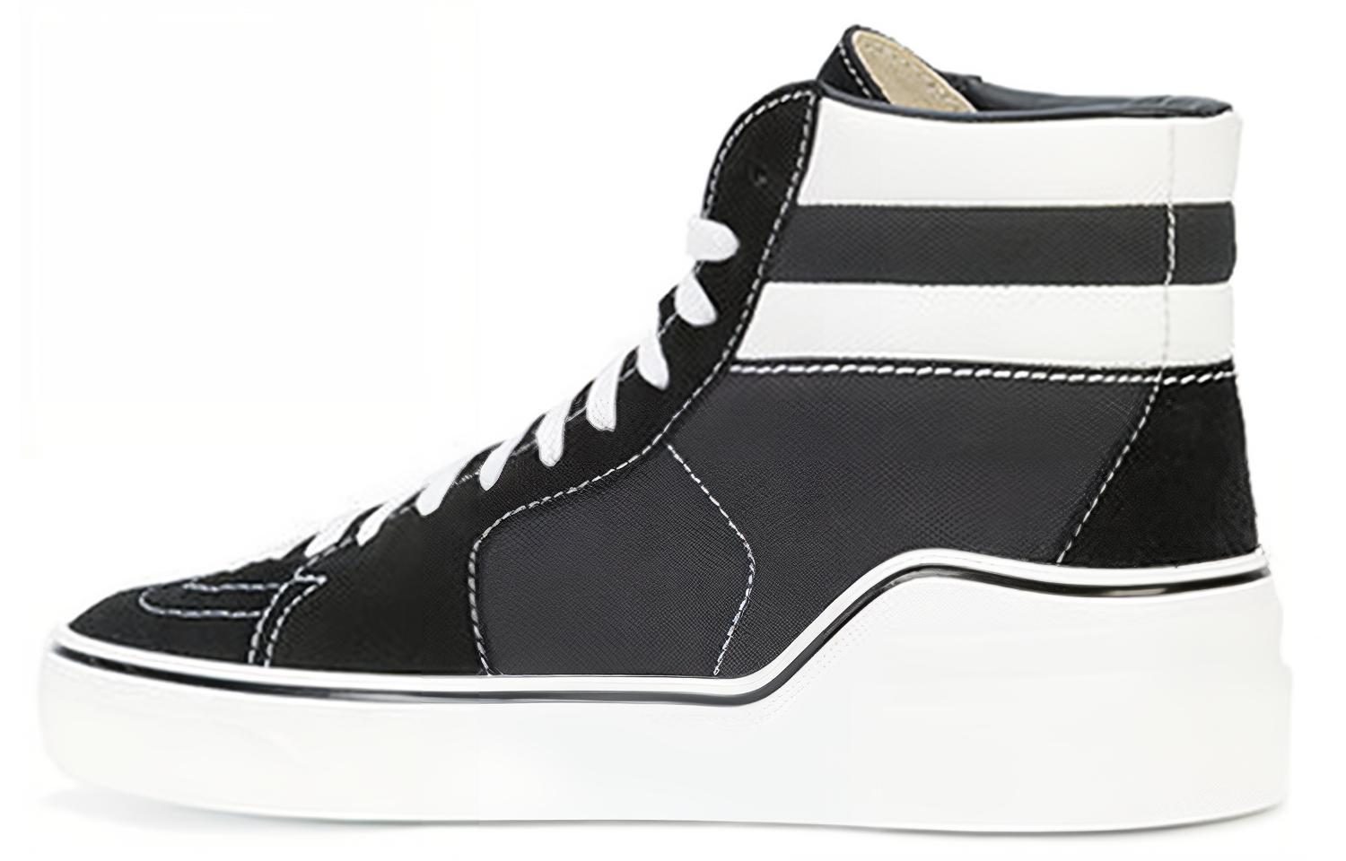 GIVENCHY High Top Stylish Skateboarding Shoes Men's Black White