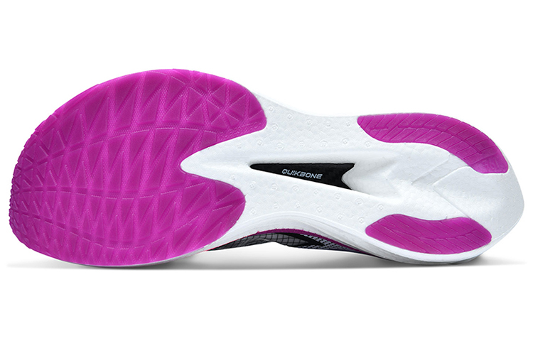 361° Feiran 1 Cushioning Anti-Slip And Wear-Resistant Low-Top Running Shoes Men's White Purple