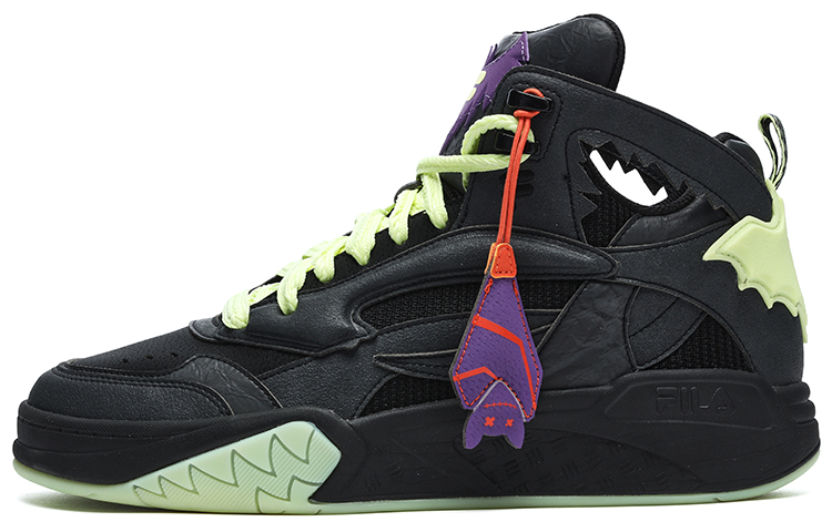 FILA FUSION DESPERADO Fugitive Vintage Basketball Shoes Men Mid-Top Black/Noble Purple